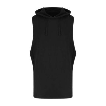 URBAN SLEEVEESS MUSCLE HOODIE Jet Black L