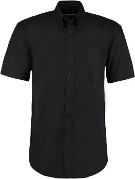 Kustom Kit | Košile Oxford s krátkým rukávem black 19