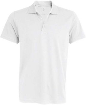 MIKE - MEN'S SHORT-SLEEVED POLO SHIRT White L