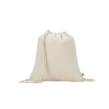 MAIORCA. Taška na batoh zo 100 % recyklovanej bavlny (180 g/m²) Svetlá prírodná