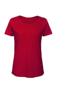 B&C INSPIRE SLUB T /WOMEN Chic Red S