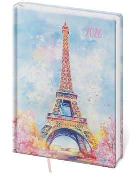 Týždenný diár A5 Vario Lyra Paris
