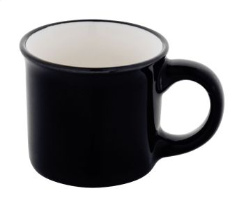 Woodstock Mini mini vintage hrnček black