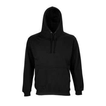 SOL'S CONDOR TUBE - UNISEX HOODED SWEATSHIRT Black S