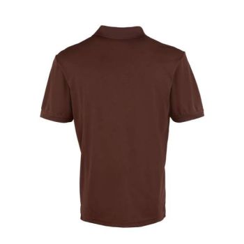 MEN’S COOLCHECKER® PIQUE POLO Brown L
