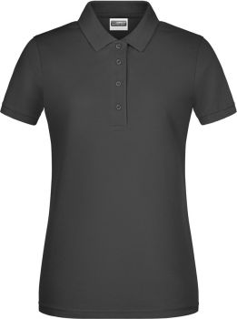 James & Nicholson | Dámské piqué polo z bio bavlny black S