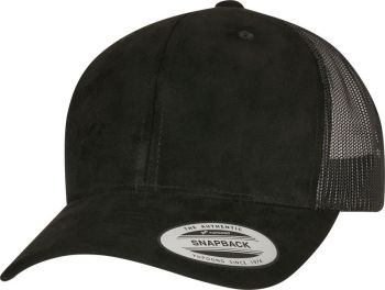 Flexfit | 6 panelová Trucker kšiltovka "Suede" black onesize