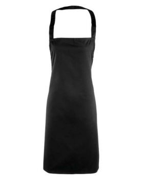 'ESSENTIAL' BIB APRON Black U