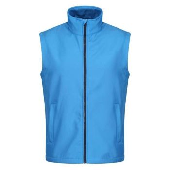 ABLAZE PRINTABLE SOFTSHELL BODYWARMER French Blue/Navy S