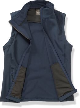 Result | Dámská 2-vrstvá softshellová vesta "Printable" navy/navy S