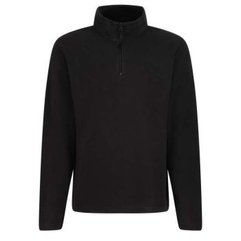 MICRO ZIP NECK FLEECE Black S