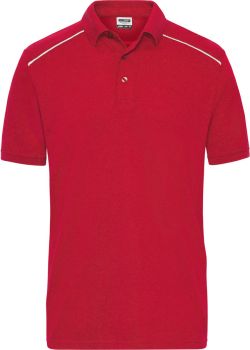 James & Nicholson | Pánské pracovní polo - Solid red XS