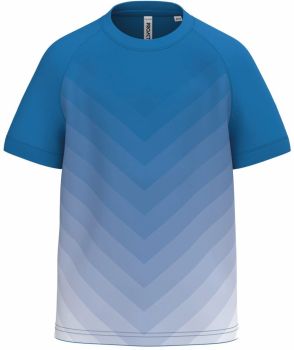 Kariban ProAct | Dětské sportovní tričko s barevným gradientem sporty royal blue 12/14