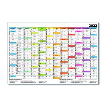Plánovací Kalendár Farebný 2022