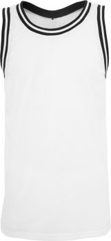 Build your Brand | Síťované tílko white/black M
